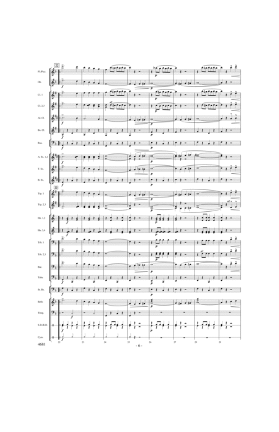 Gallant Marines Gallant Marines Concert Band scores gallery preview page 5