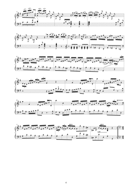 Platti - Harpsichord (or Piano) Sonata No.3 in G major Op.4 CSPla12 image number null