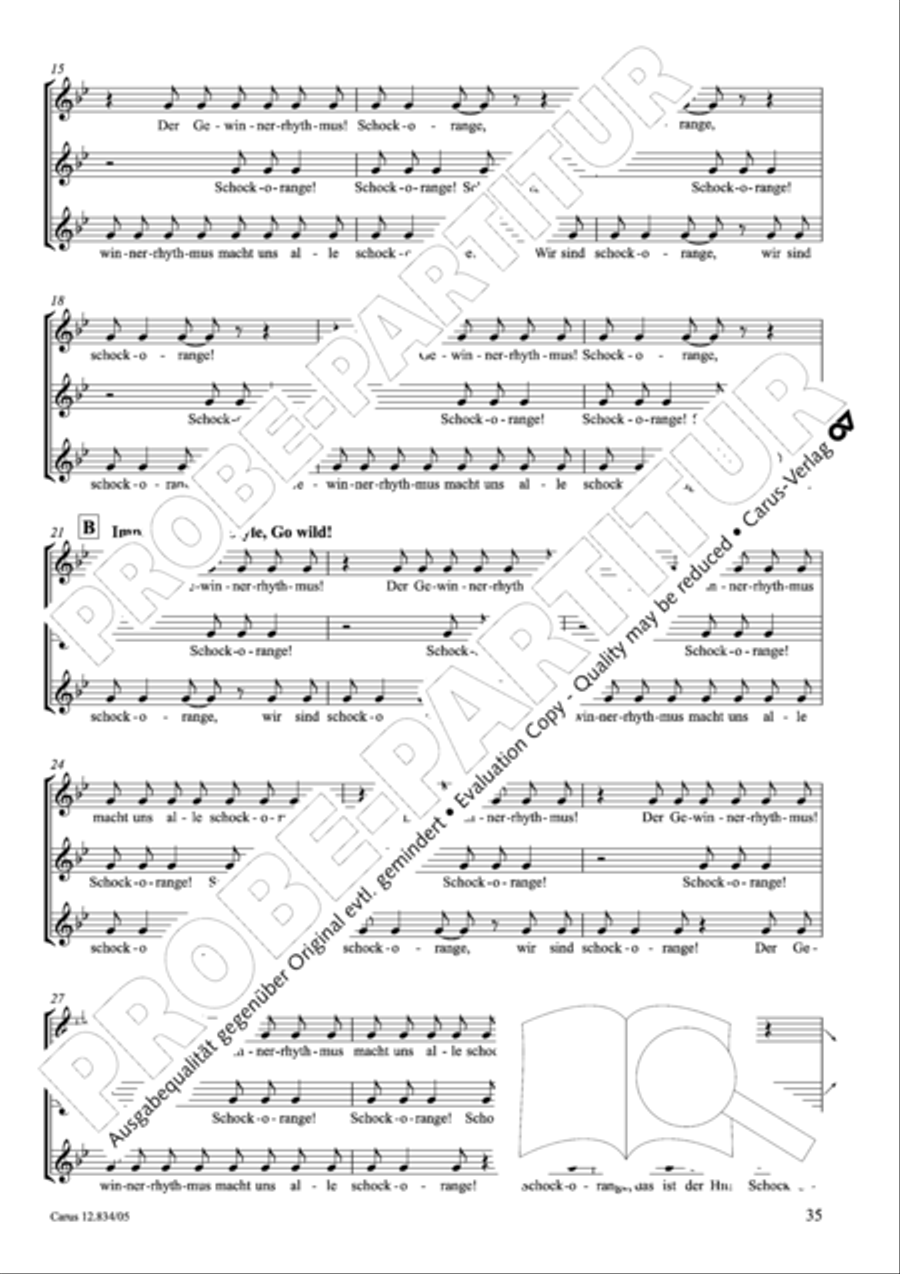 Schockorange Choir scores gallery preview page 36