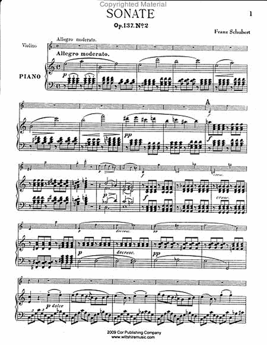Sonata, Op. 137, No. 2