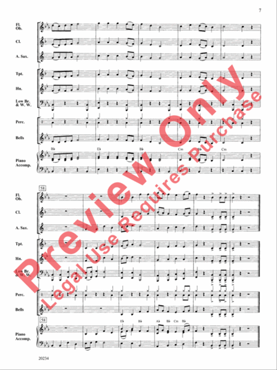 The Enchanted Wizard Concert Band scores gallery preview page 8
