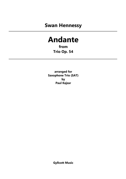 Andante (Saxophone Trio)