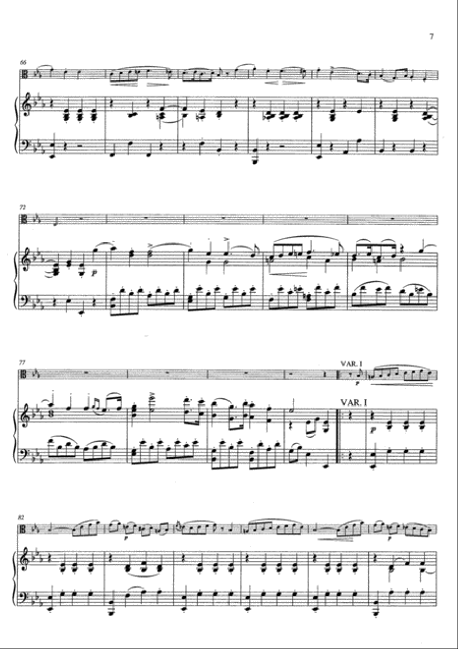 Introduction, Thema And Variations Organ scores gallery preview page 9