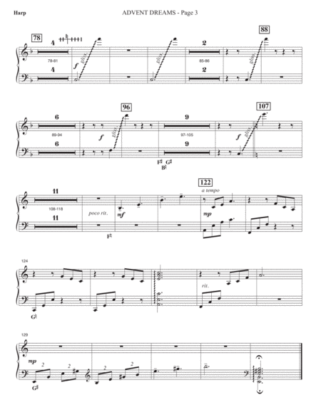 Christmas Dreams (A Cantata) - Harp