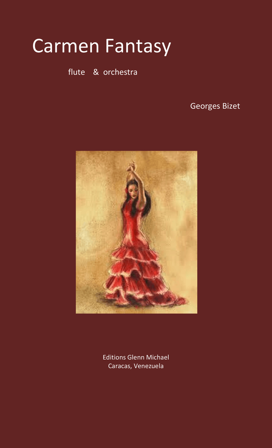 Bizet Carmen Fantasy for Flute Chamber Orchestra scores gallery preview page 1
