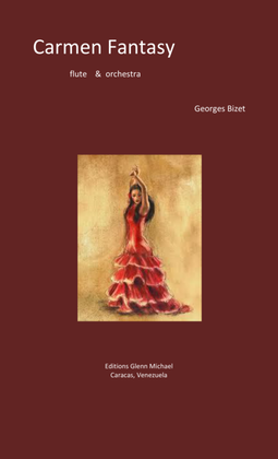Book cover for Bizet Carmen Fantasy for Flute