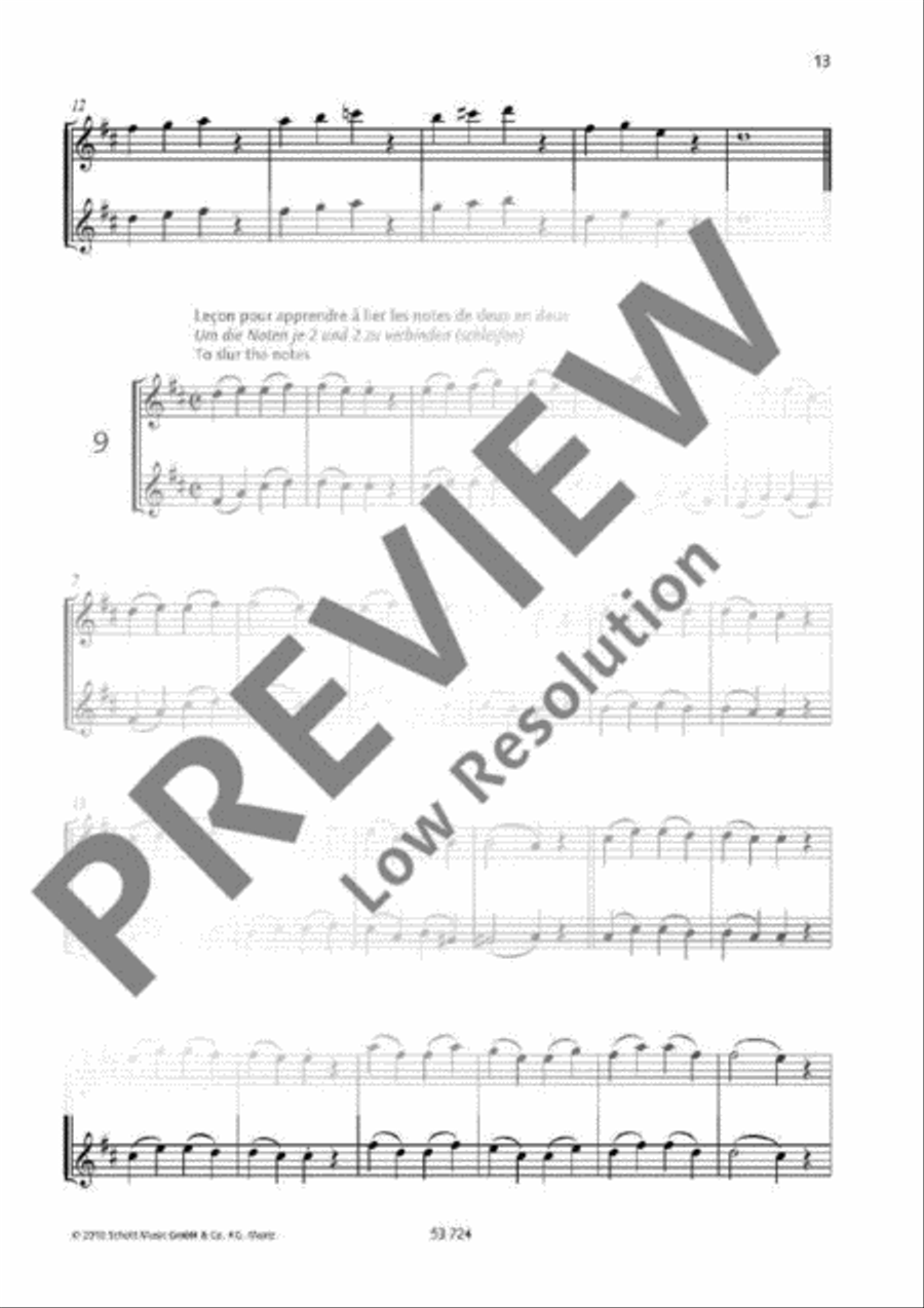 60 Methodical Lessons Flute Duet scores gallery preview page 11