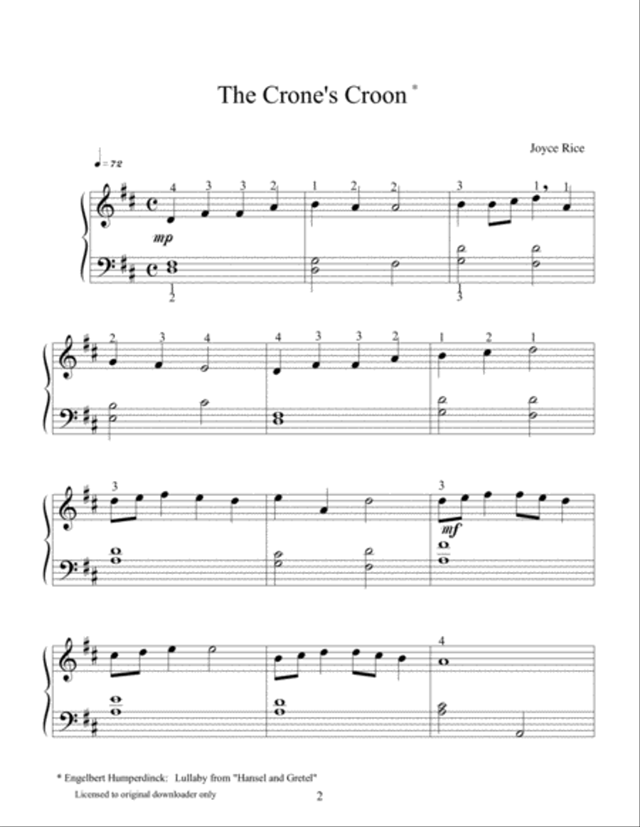 Petty Larcenies Harp scores gallery preview page 4
