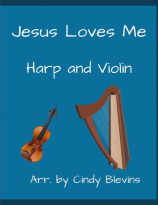 Book cover for Jesus Loves Me, for Harp and Violin