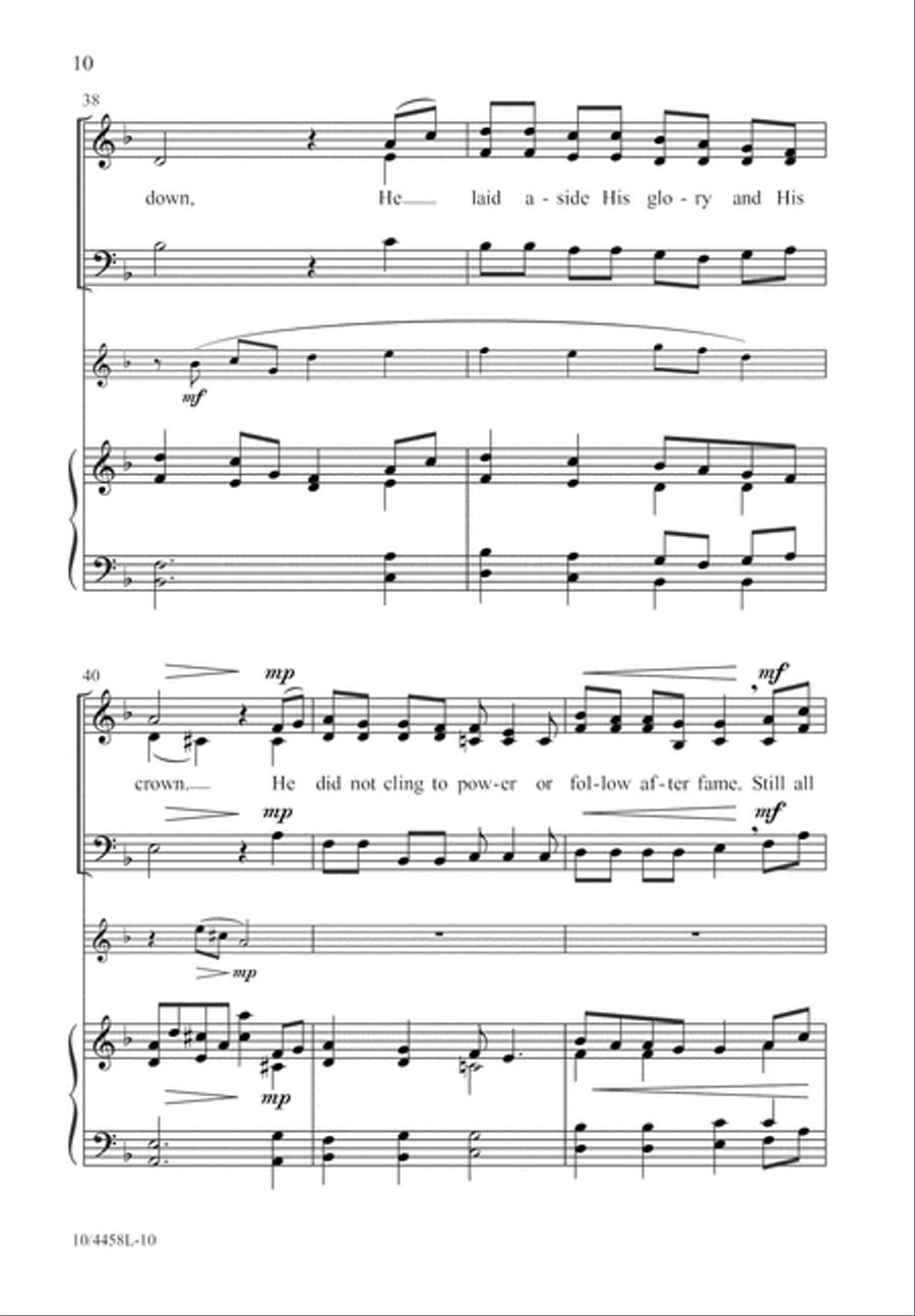 Wash Their Feet 3-Part scores gallery preview page 11