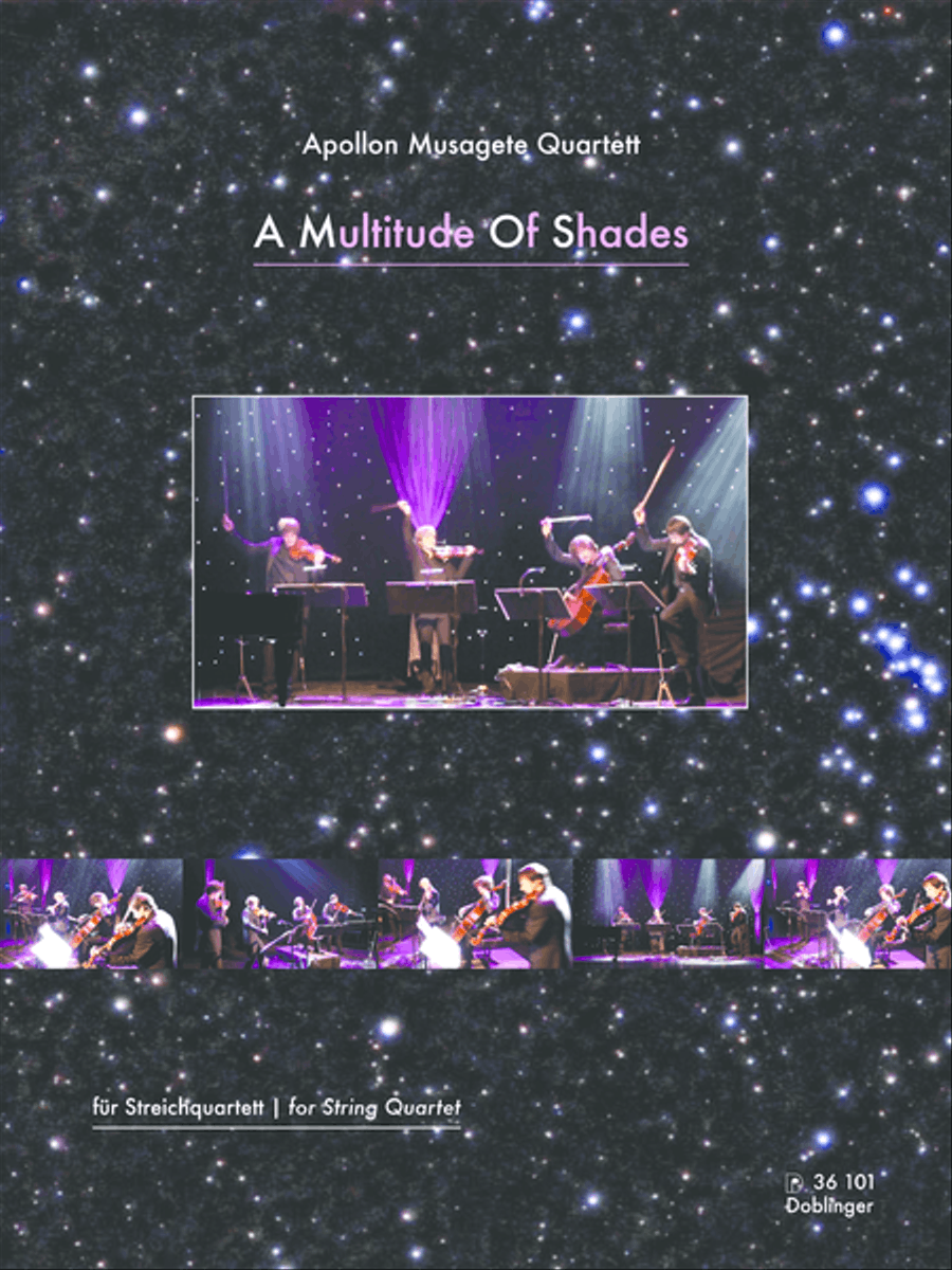 A Multitude of Shades (to Tori Amos) String Quartet scores gallery preview page 1