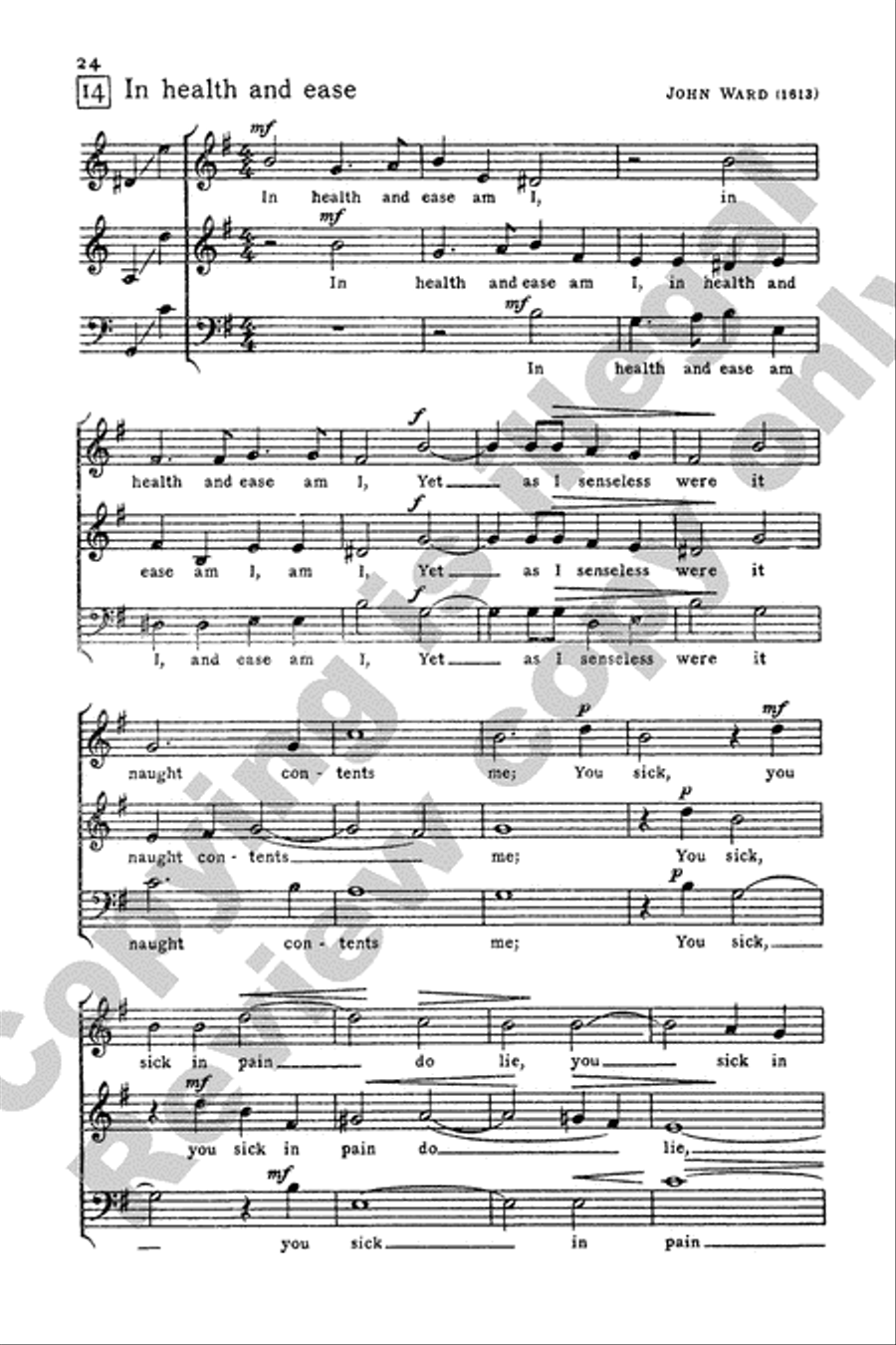 Invitation to Madrigals, Book 1 3-Part scores gallery preview page 37