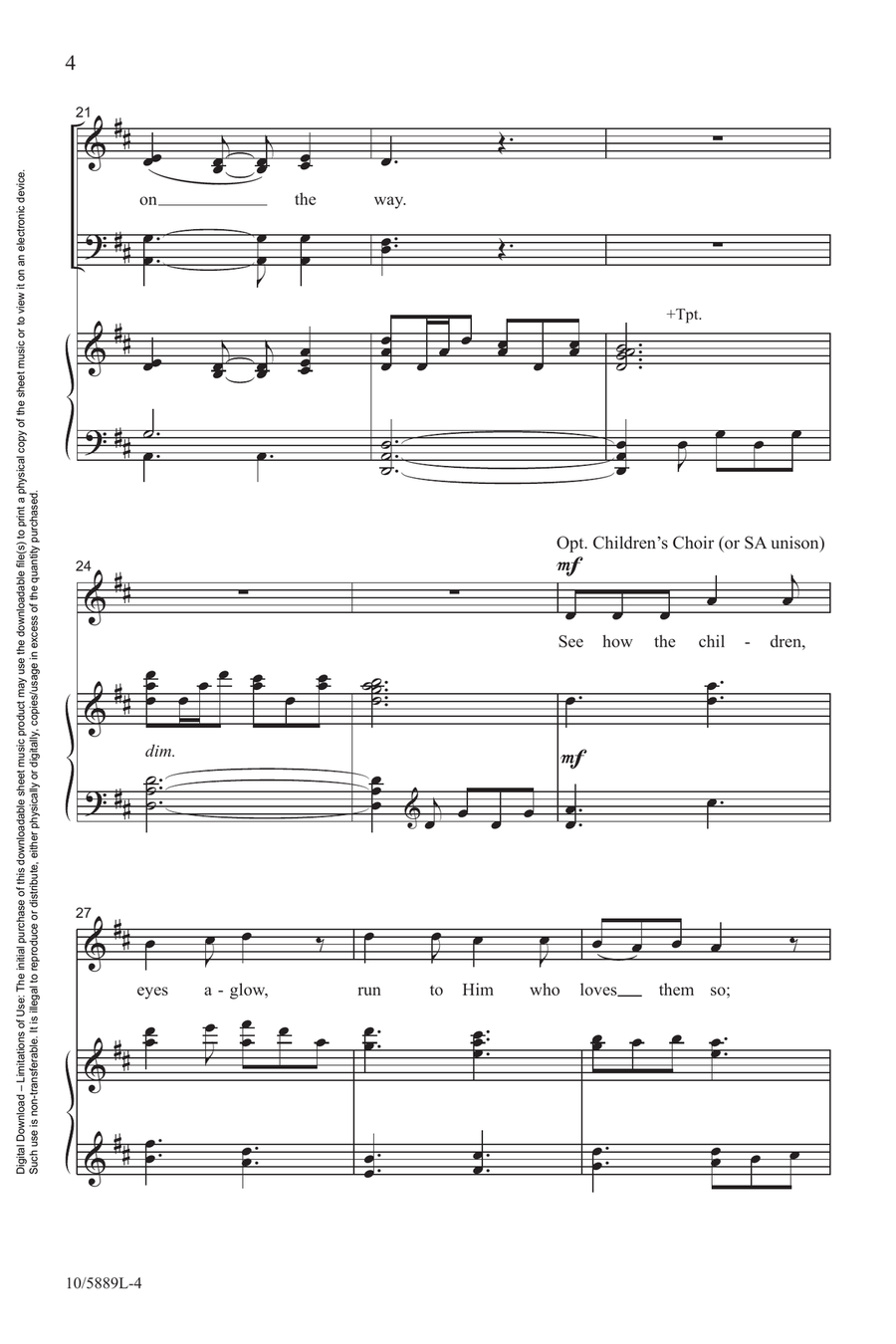 Lift Up Your Voice Lift Up Your Voice Choir scores gallery preview page 4