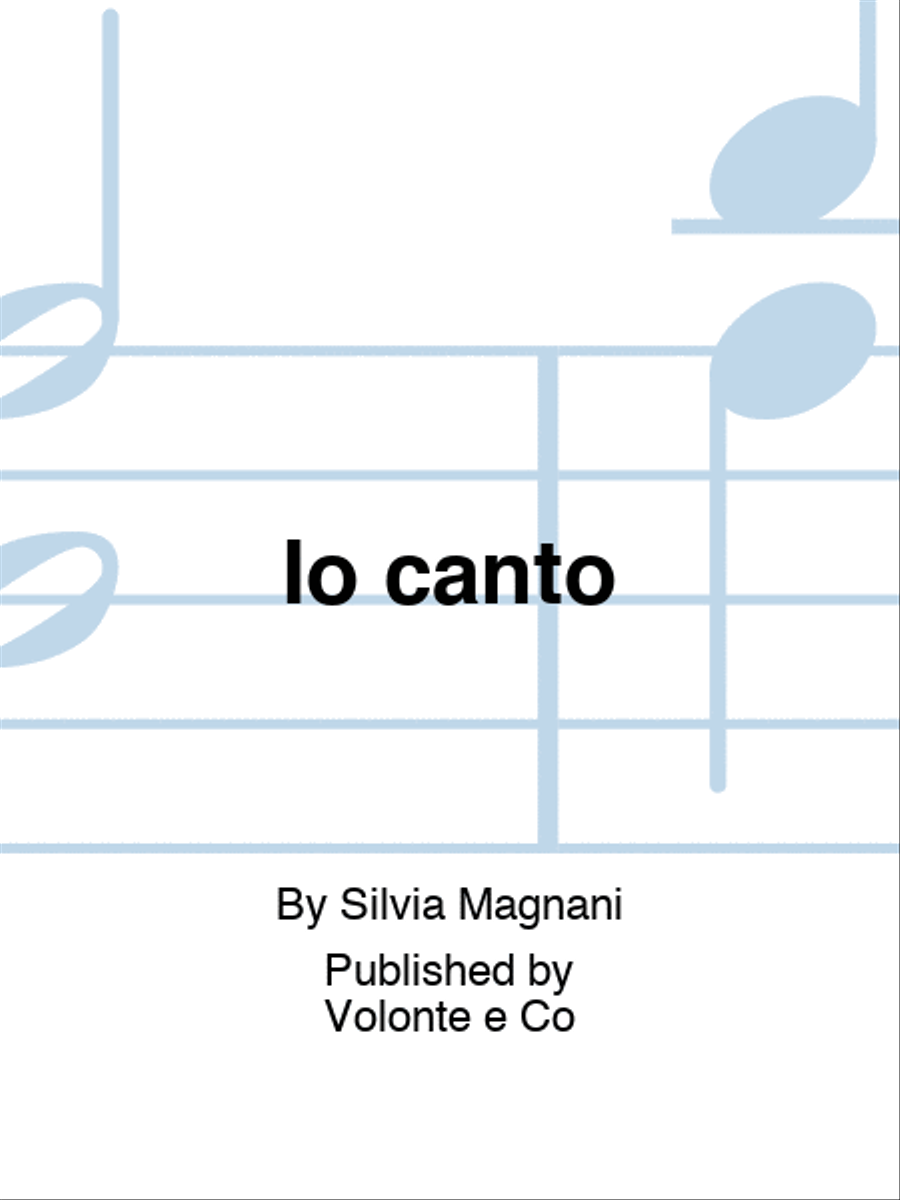 Io canto School and Community scores gallery preview page 1