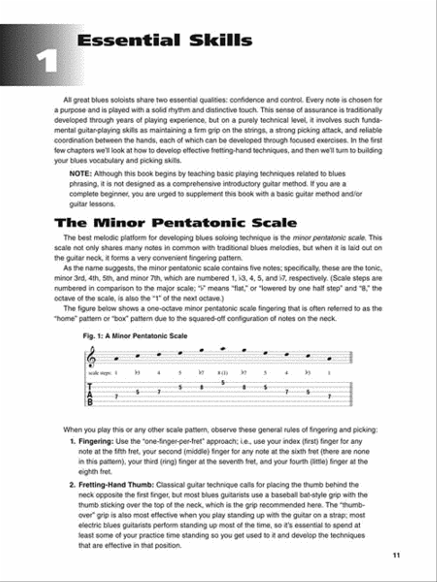 Blues Guitar Soloing: Master Class Series Electric Guitar scores gallery preview page 4