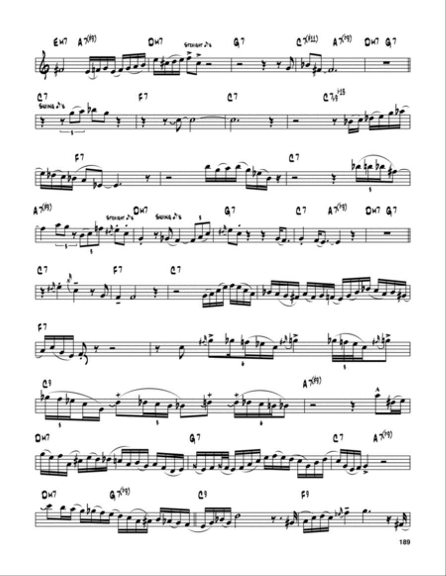 Vierd Blues Tenor Saxophone scores gallery preview page 2
