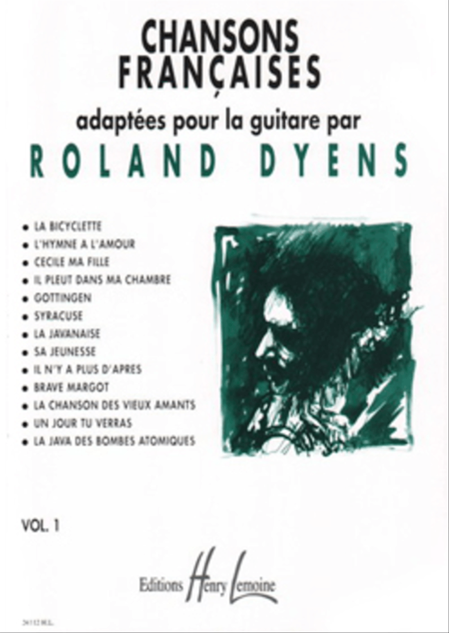 Chansons francaises - Volume 1 Acoustic Guitar scores gallery preview page 1