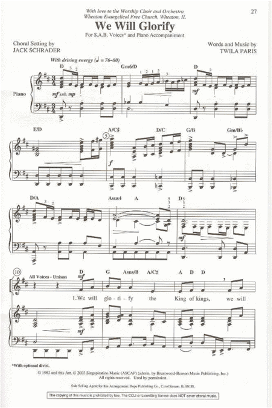 Easy Choir, Vol. 2 Choir scores gallery preview page 2