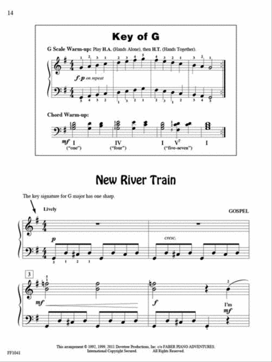 ChordTime Piano Kids' Songs Piano Method scores gallery preview page 5