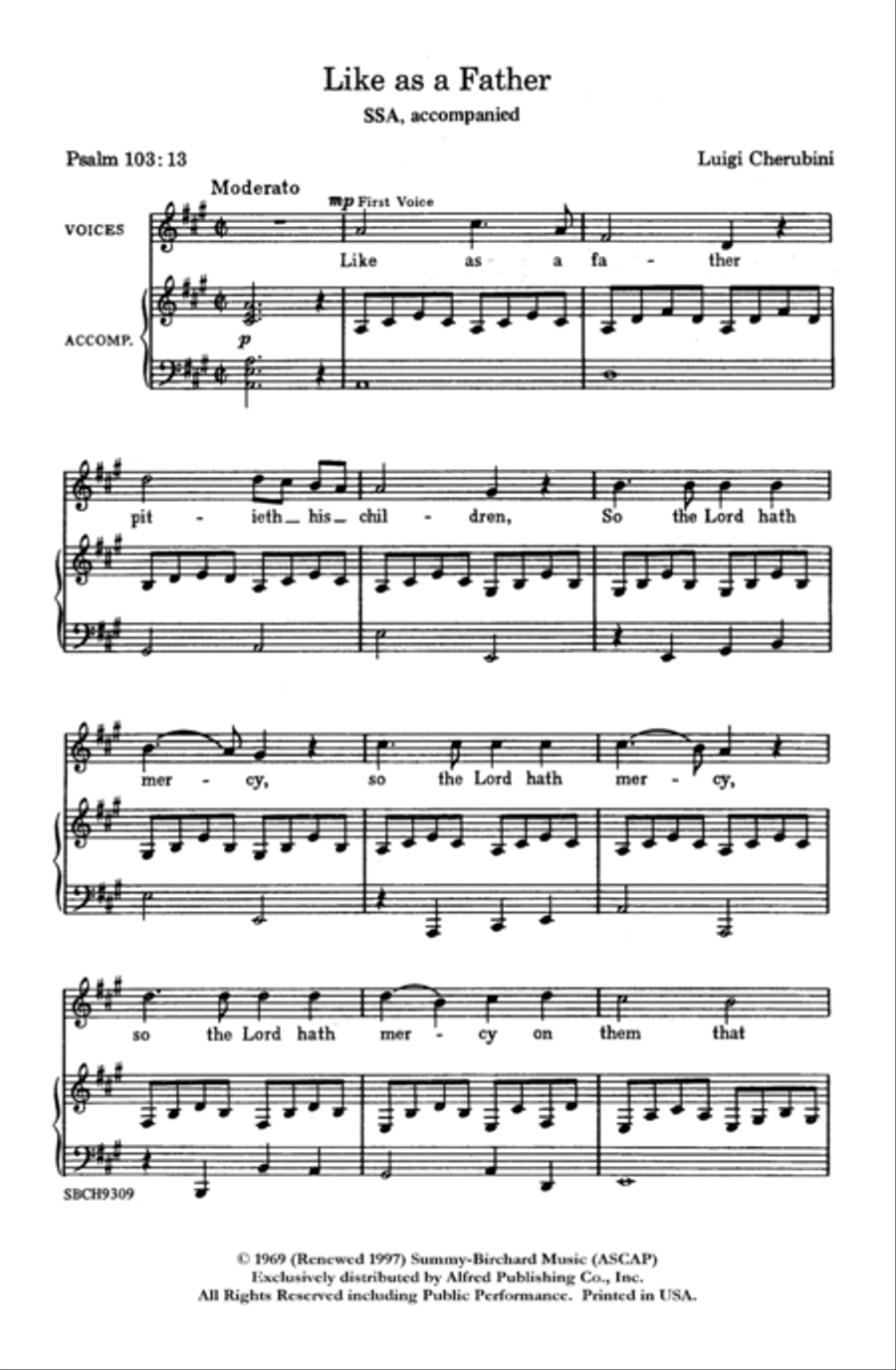 Like As a Father Like As a Father Women's Choir scores gallery preview page 2