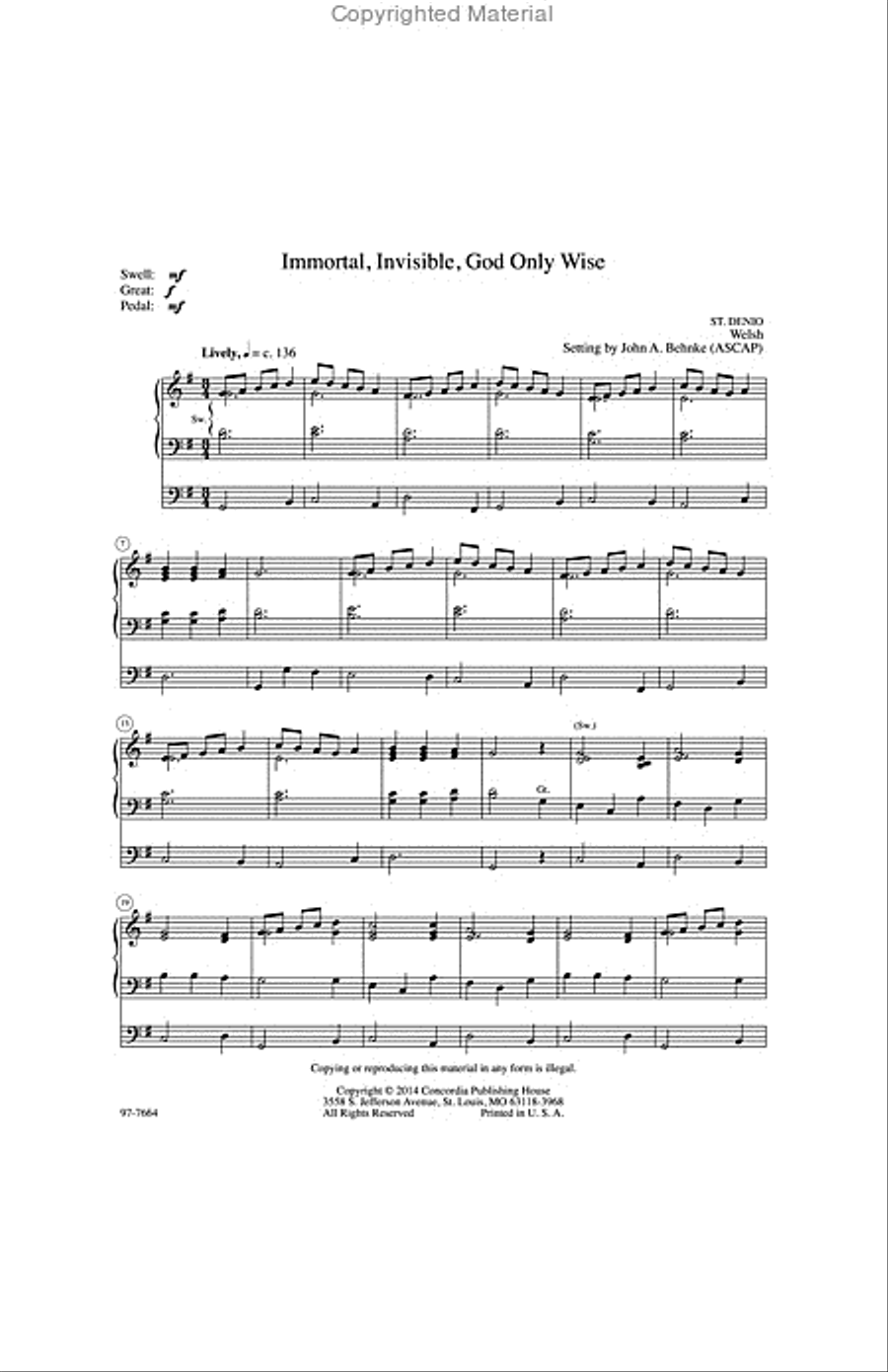 A Trio of Praise A Trio of Praise Organ scores gallery preview page 2