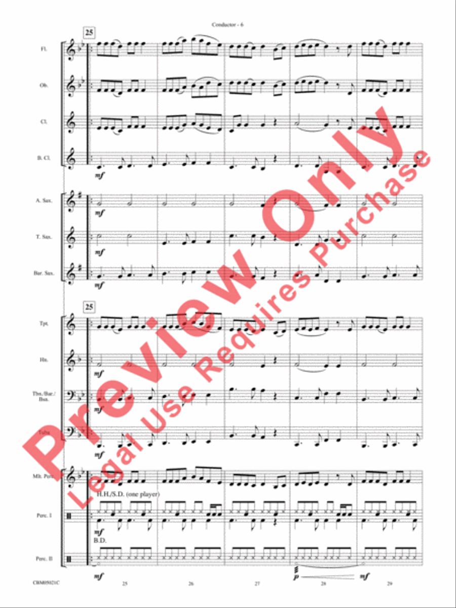 Believe (from The Polar Express) Concert Band scores gallery preview page 8