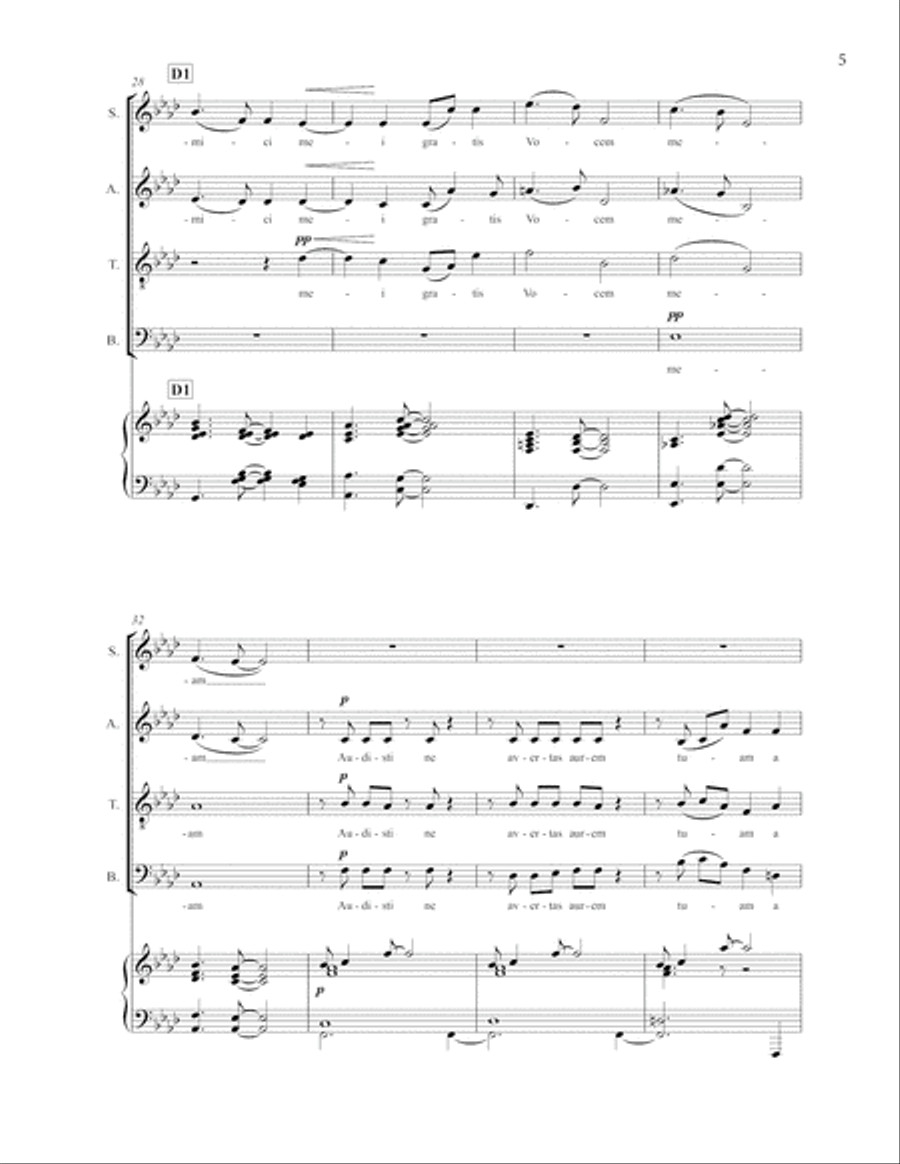 Compassion from Invictus: A Passion 4-Part scores gallery preview page 6