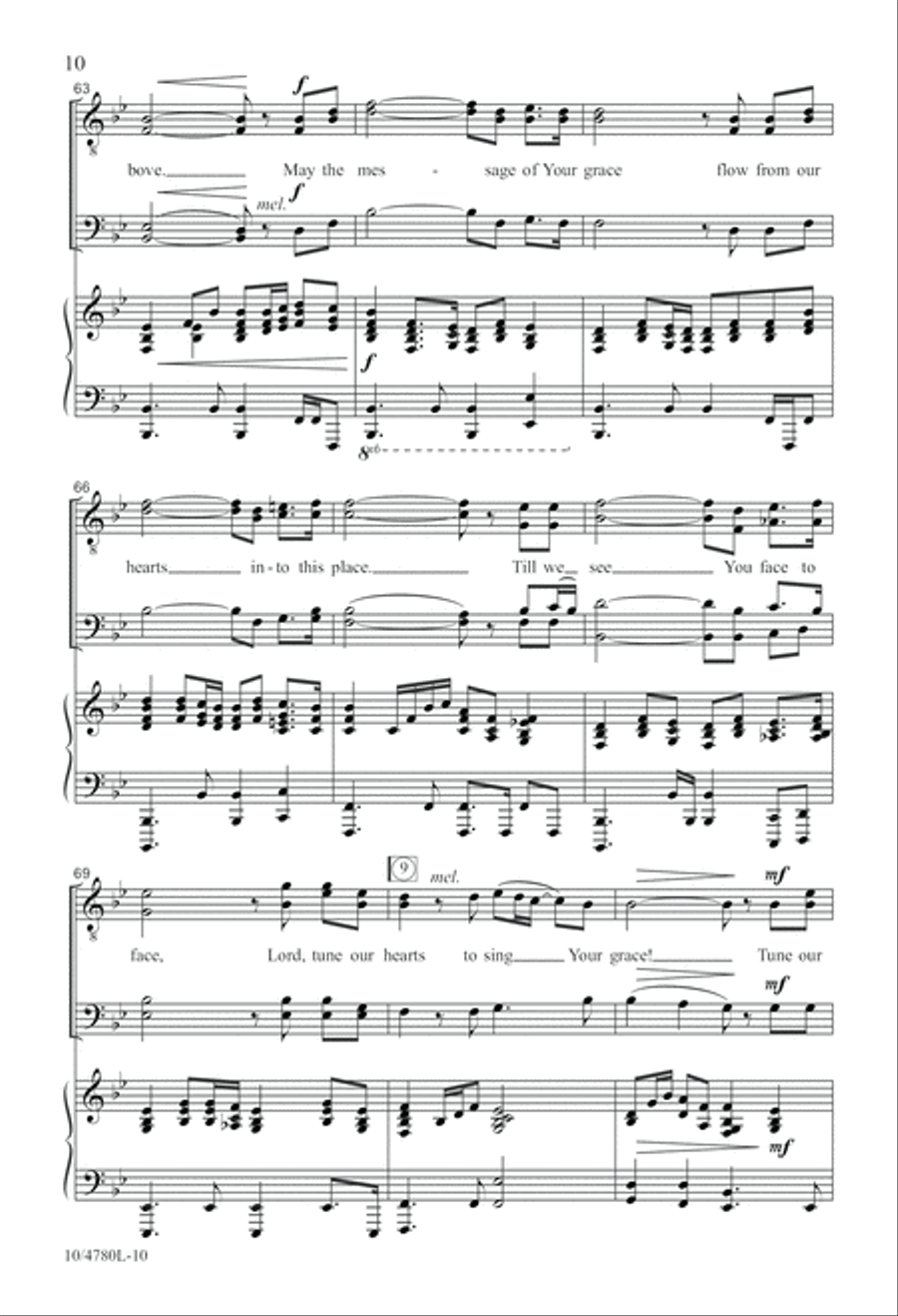 Tune Our Hearts to Sing TTBB scores gallery preview page 10