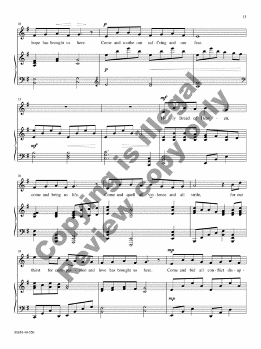 Sing Praise Voice Solo scores gallery preview page 9