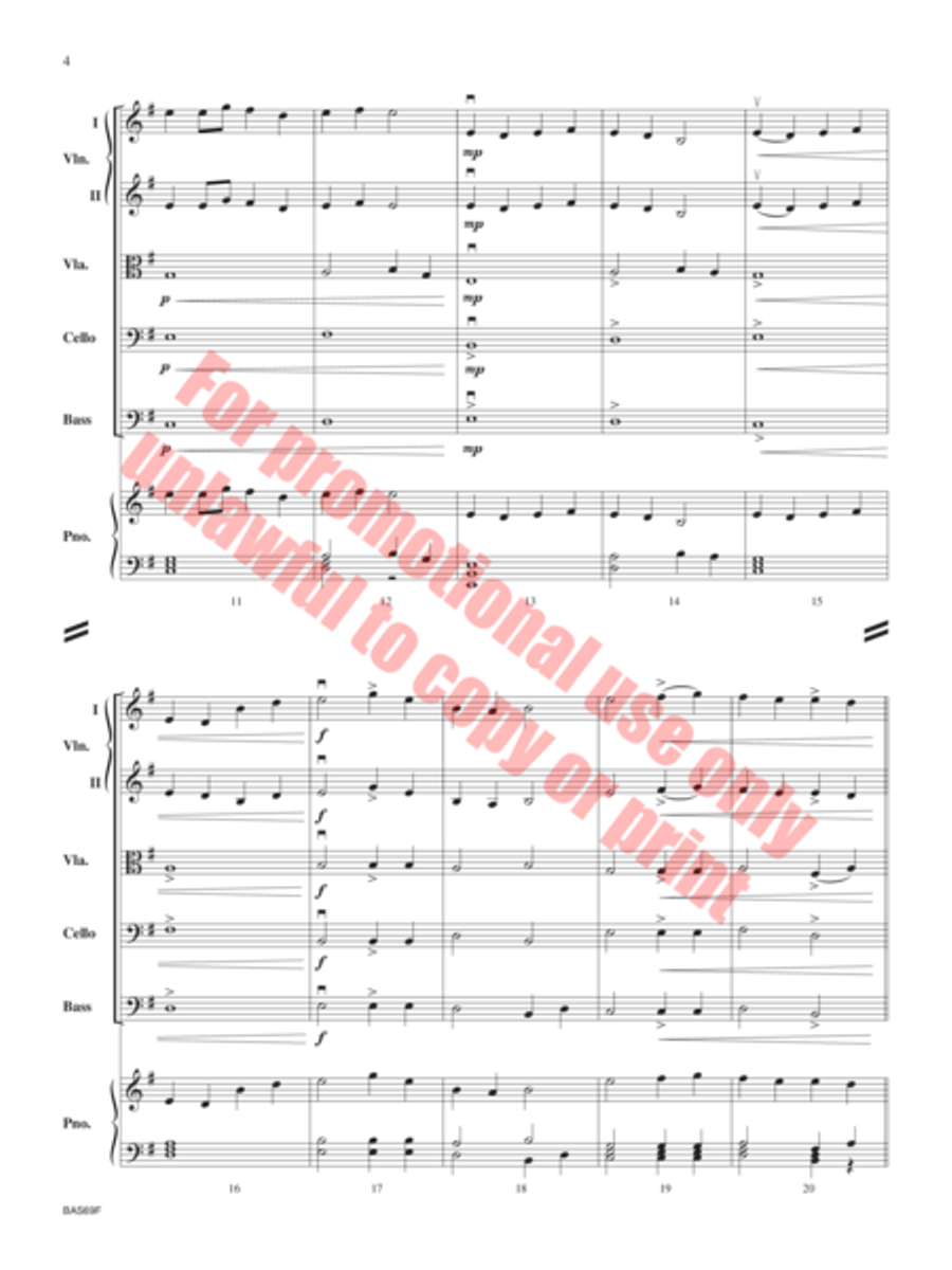Qin Shi's Stone Army String Orchestra scores gallery preview page 5