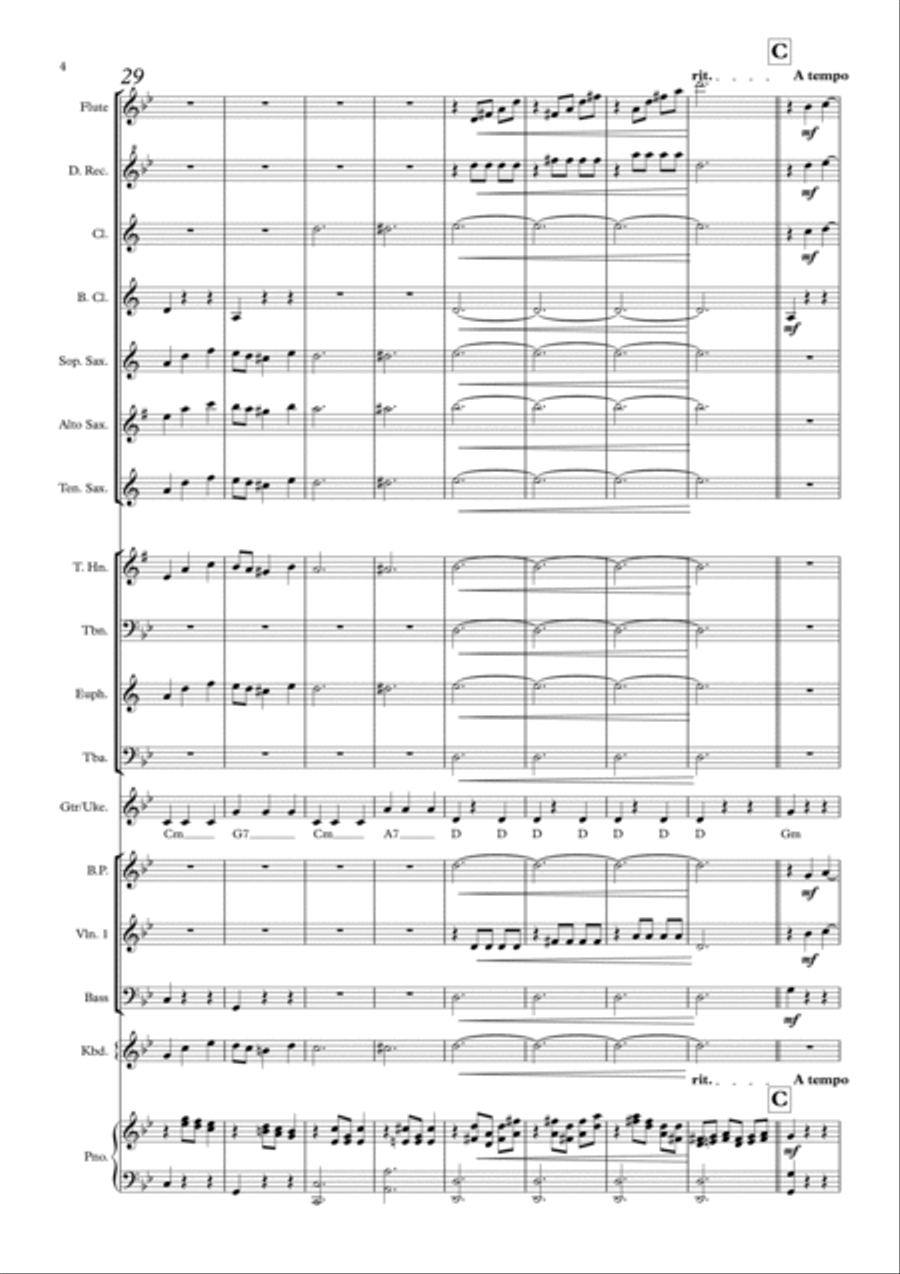 Sunrise, Sunset Sunrise, Sunset Concert Band scores gallery preview page 4