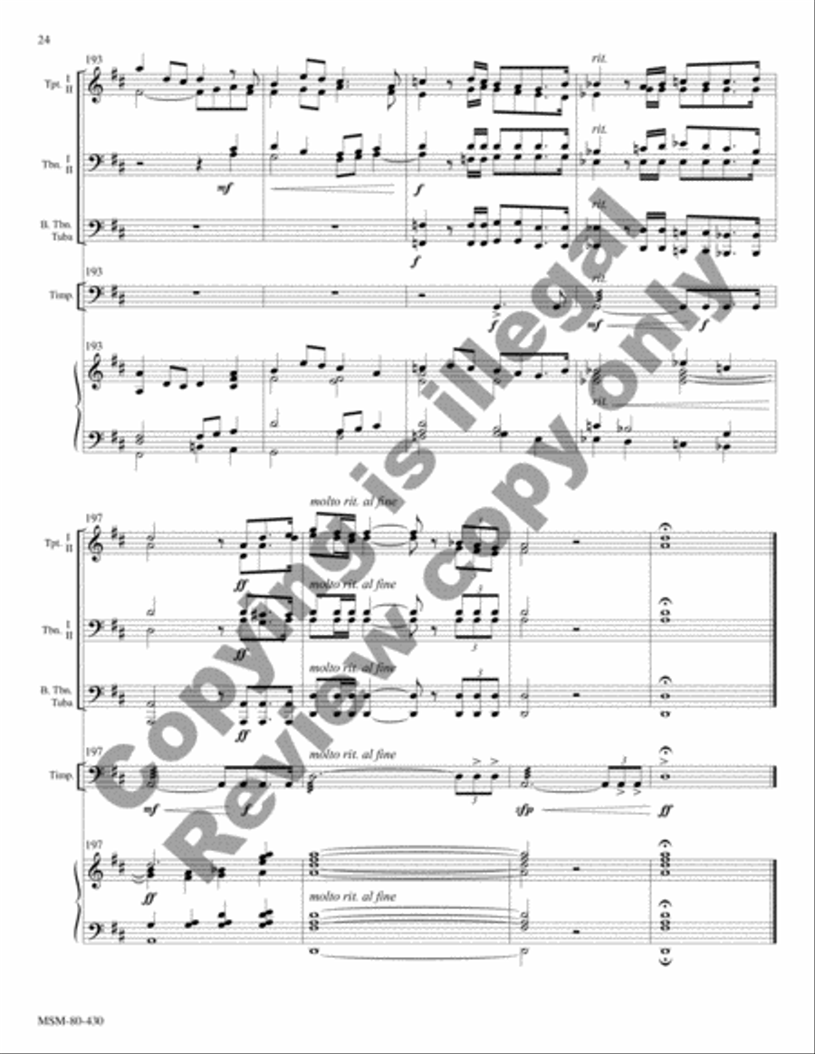 Canticle of Jesus Christ, Our Redeemer (Full Score) Choir scores gallery preview page 32