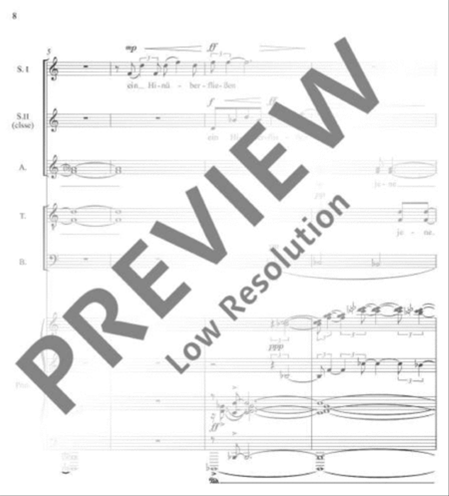 Sonderbare Bezauberung 4-Part scores gallery preview page 9