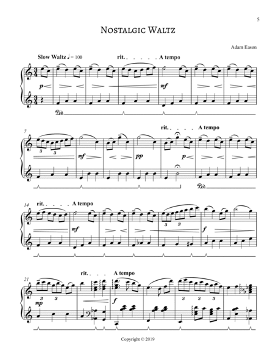 Album of Piano Pieces Piano Method scores gallery preview page 5