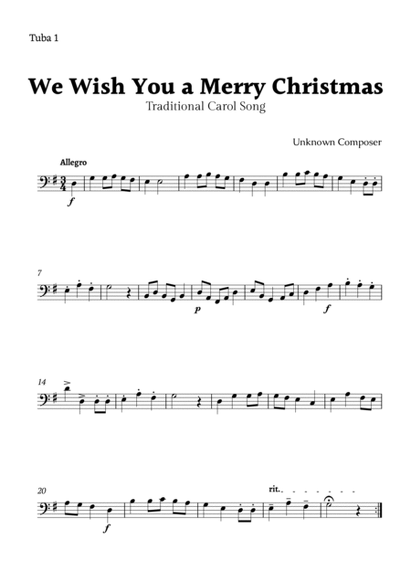 We Wish you a Merry Christmas for Tuba Duet image number null