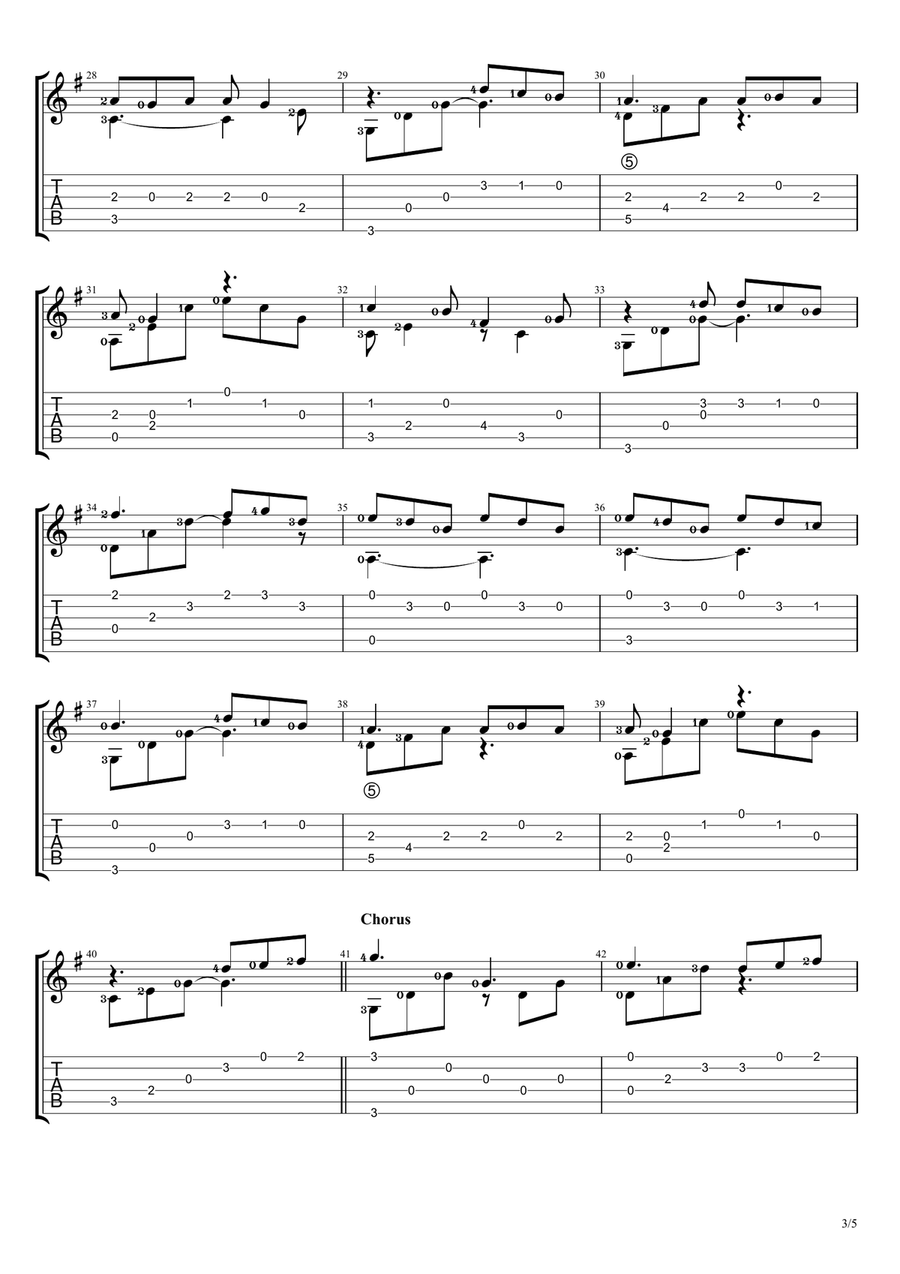 I Love You, I'm Sorry Acoustic Guitar scores gallery preview page 3