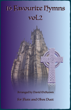 Book cover for 16 Favourite Hymns Vol.2 for Flute and Oboe Duet