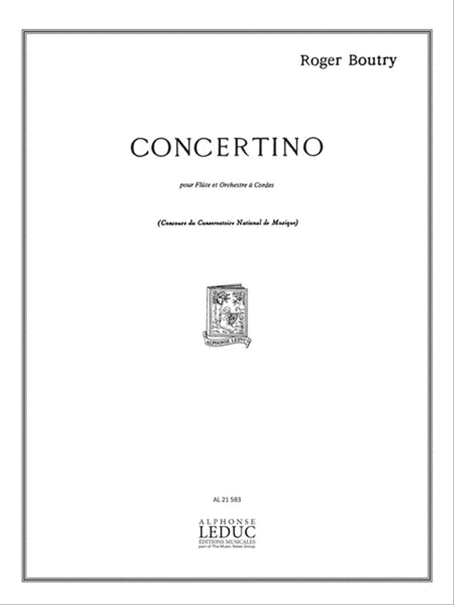 Concertino (flute & Piano) Flute Solo scores gallery preview page 1