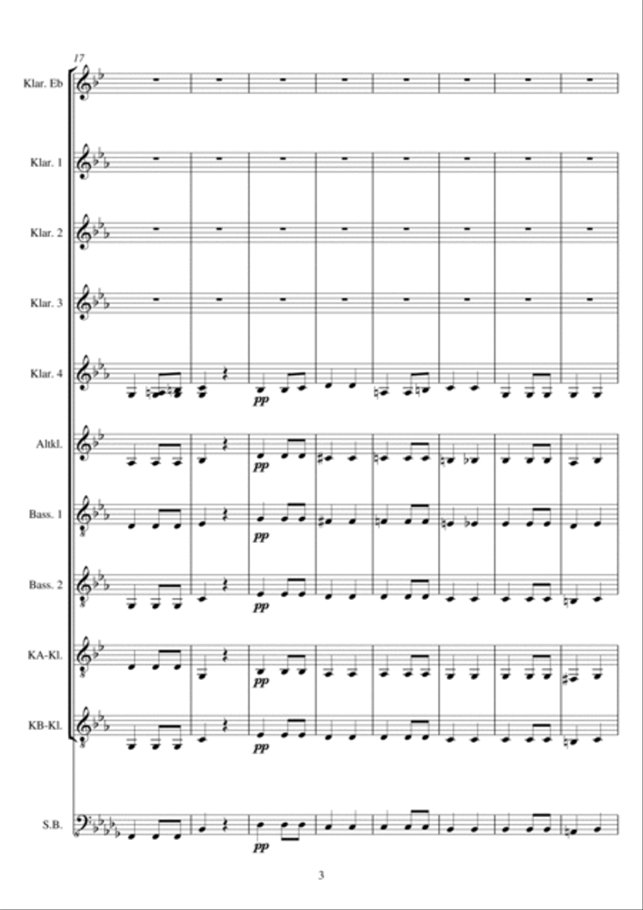 Allegretto Woodwind Ensemble scores gallery preview page 3