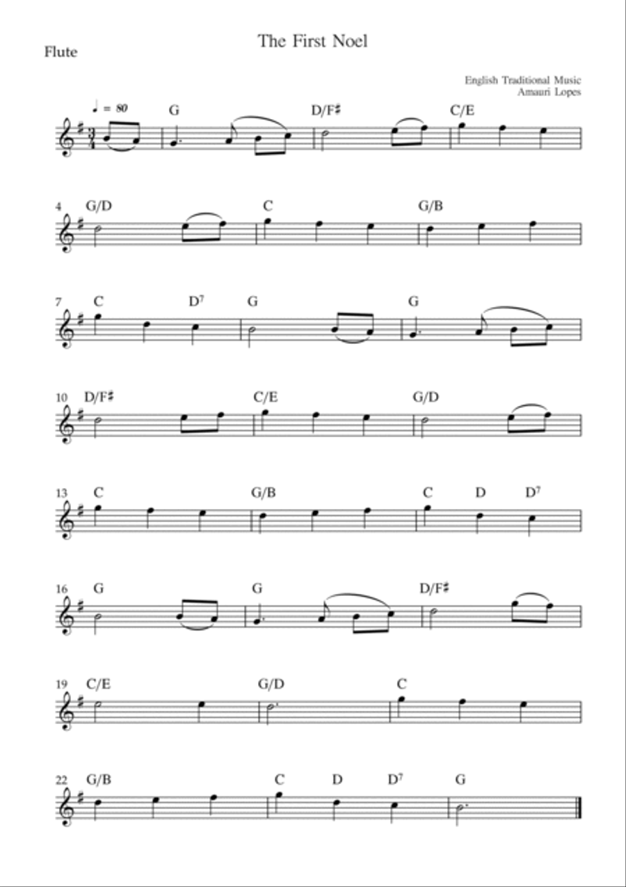 The First Noel The First Noel Woodwind Duet scores gallery preview page 2