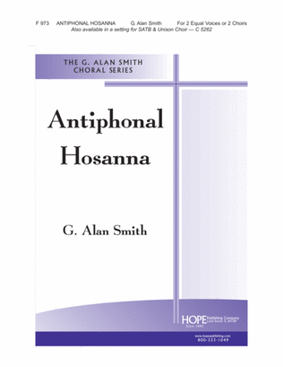 Book cover for Antiphonal Hosanna