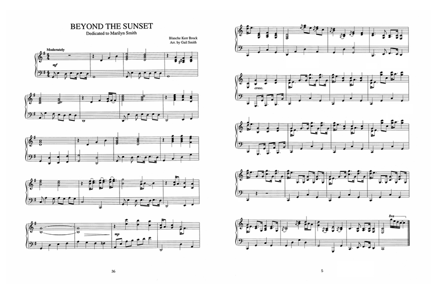 Country Gospel Piano Solos Piano Solo scores gallery preview page 6