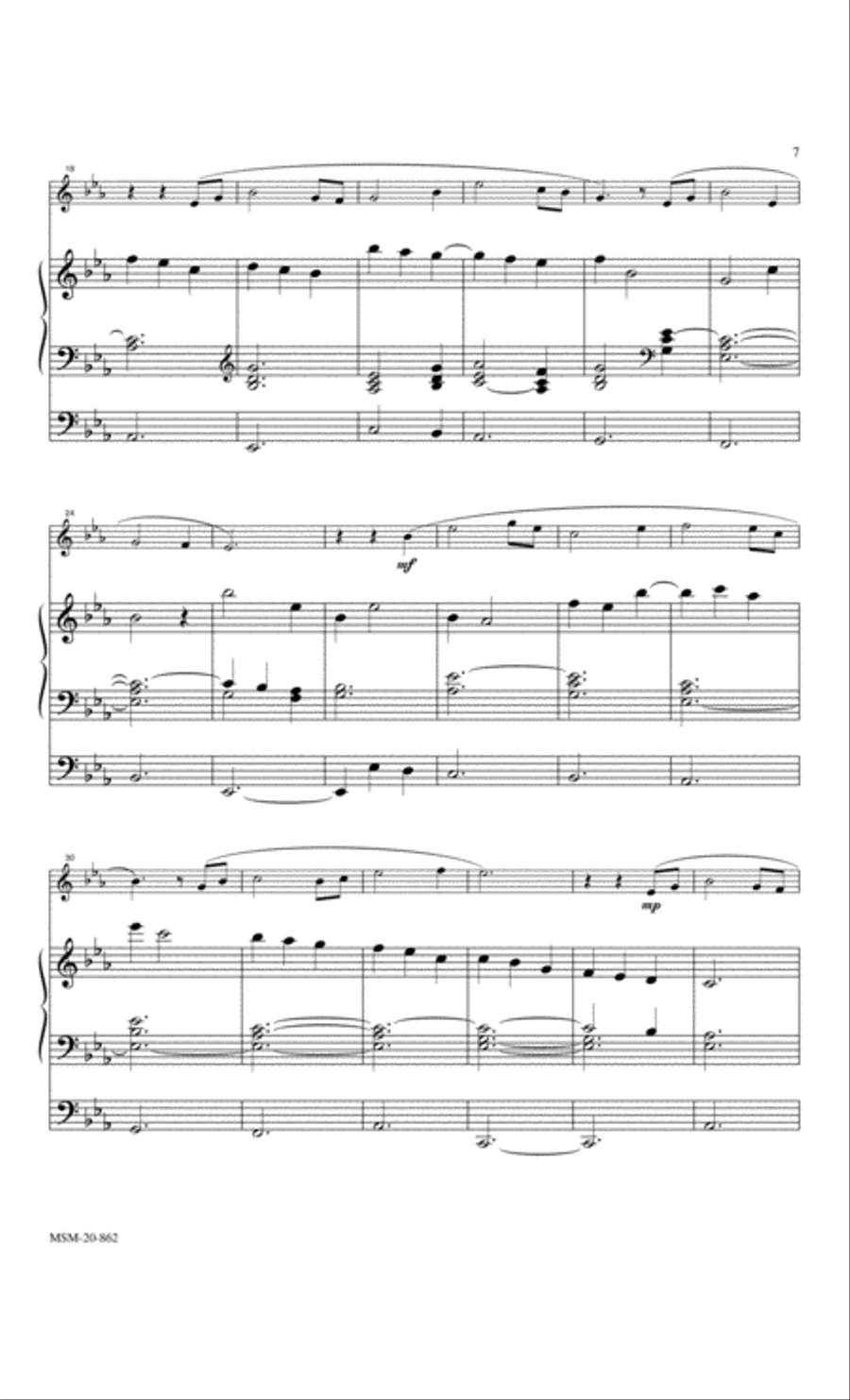 Two Early American Hymn Settings for Org. & Obbl. Inst. Organ scores gallery preview page 5