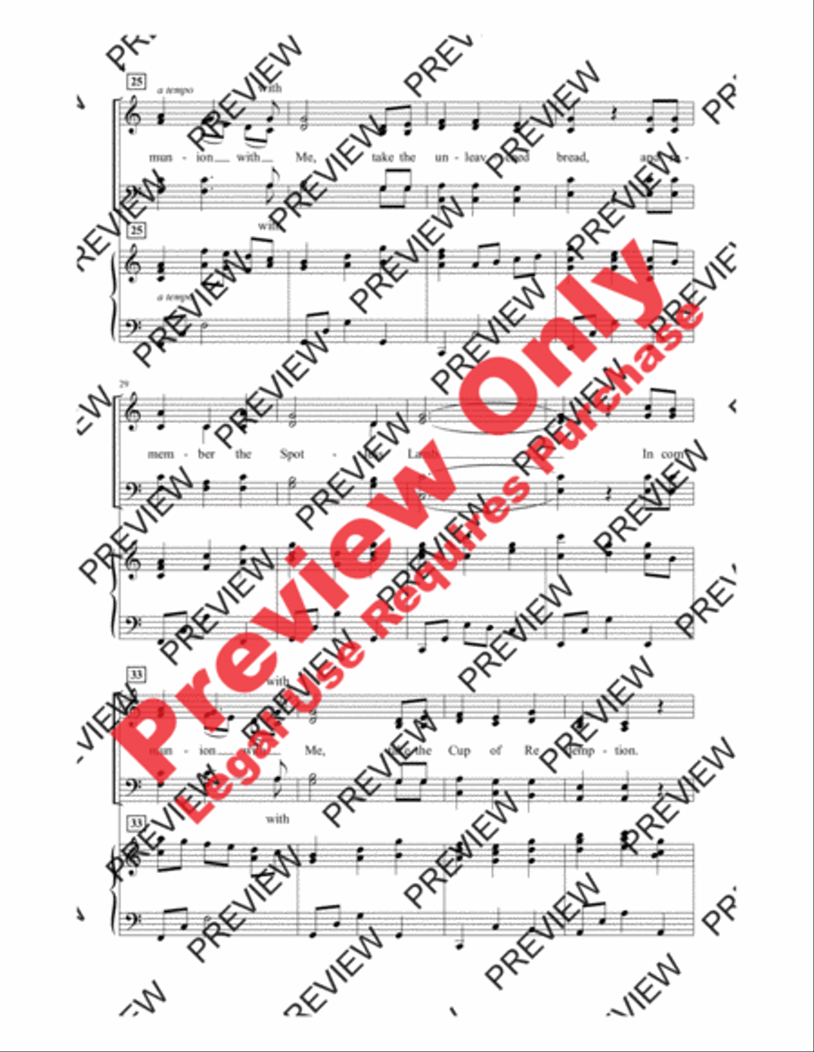 In Communion 4-Part scores gallery preview page 4