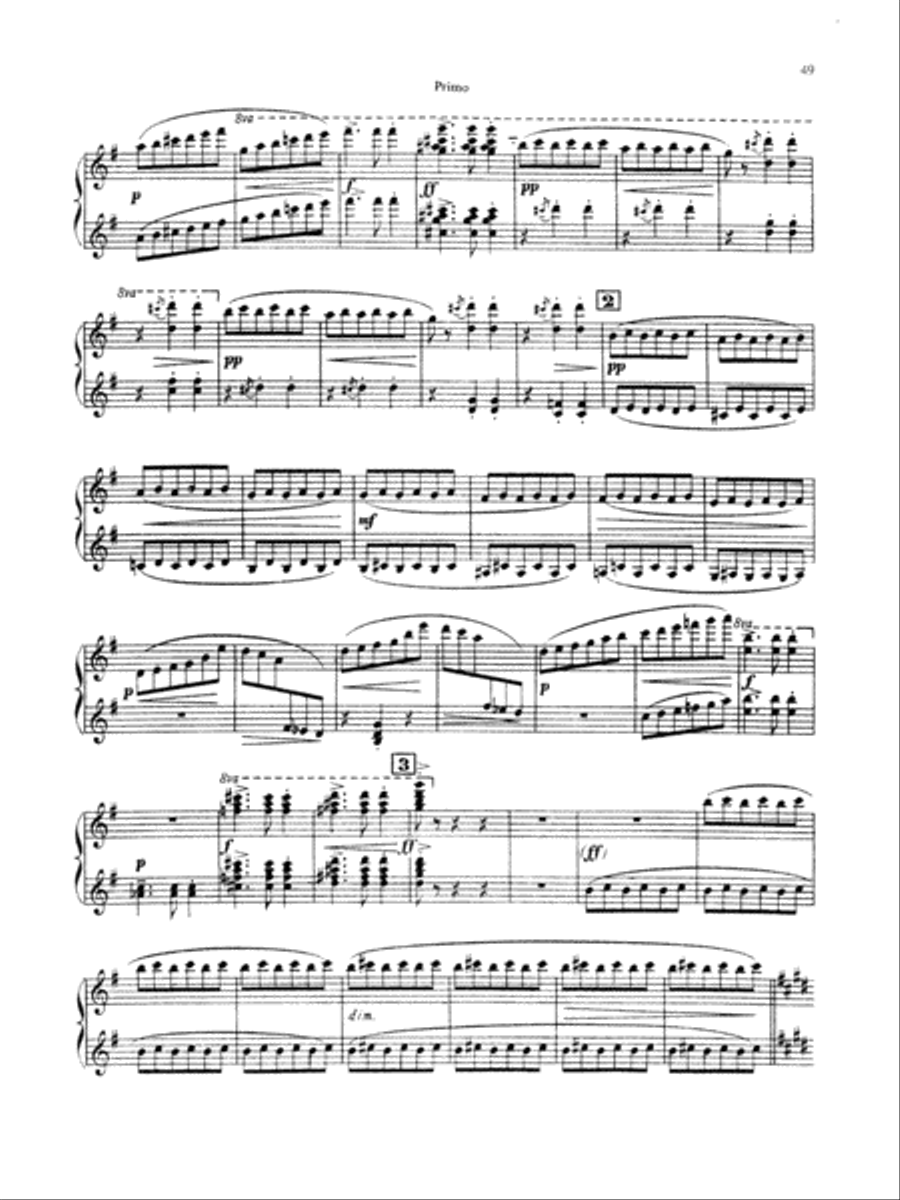 Schmitt: Album of Piano Duets, Volume II Piano Duet scores gallery preview page 4