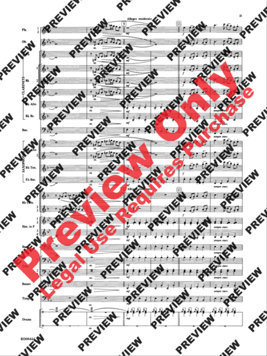 Lethbridge Overture Concert Band scores gallery preview page 4