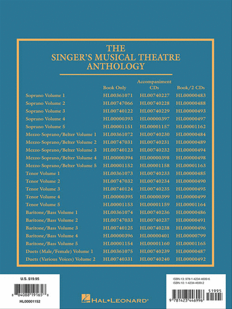 The Singer's Musical Theatre Anthology – Volume 5 image number null