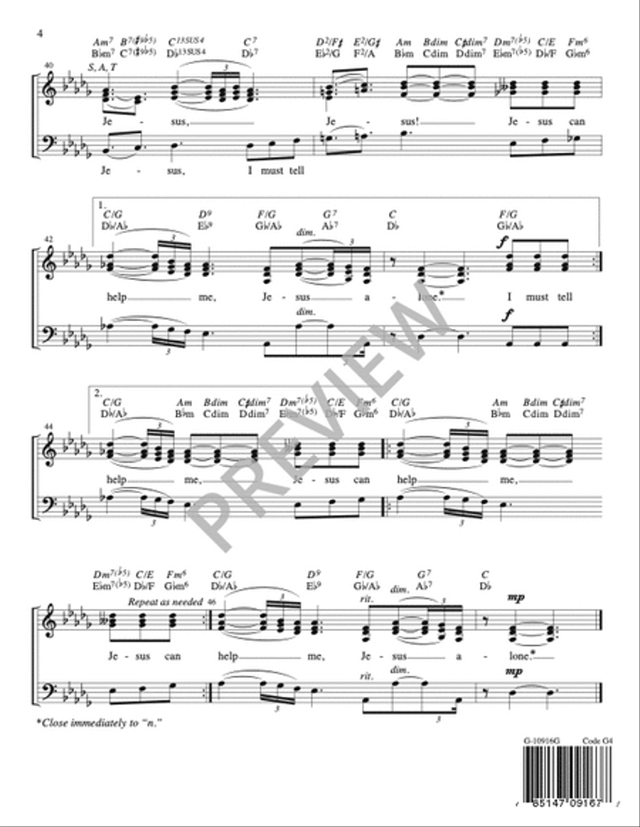 I Must Tell Jesus - Guitar edition Guitar scores gallery preview page 4