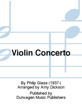 Book cover for Concerto for Violin arr. Soprano Saxophone