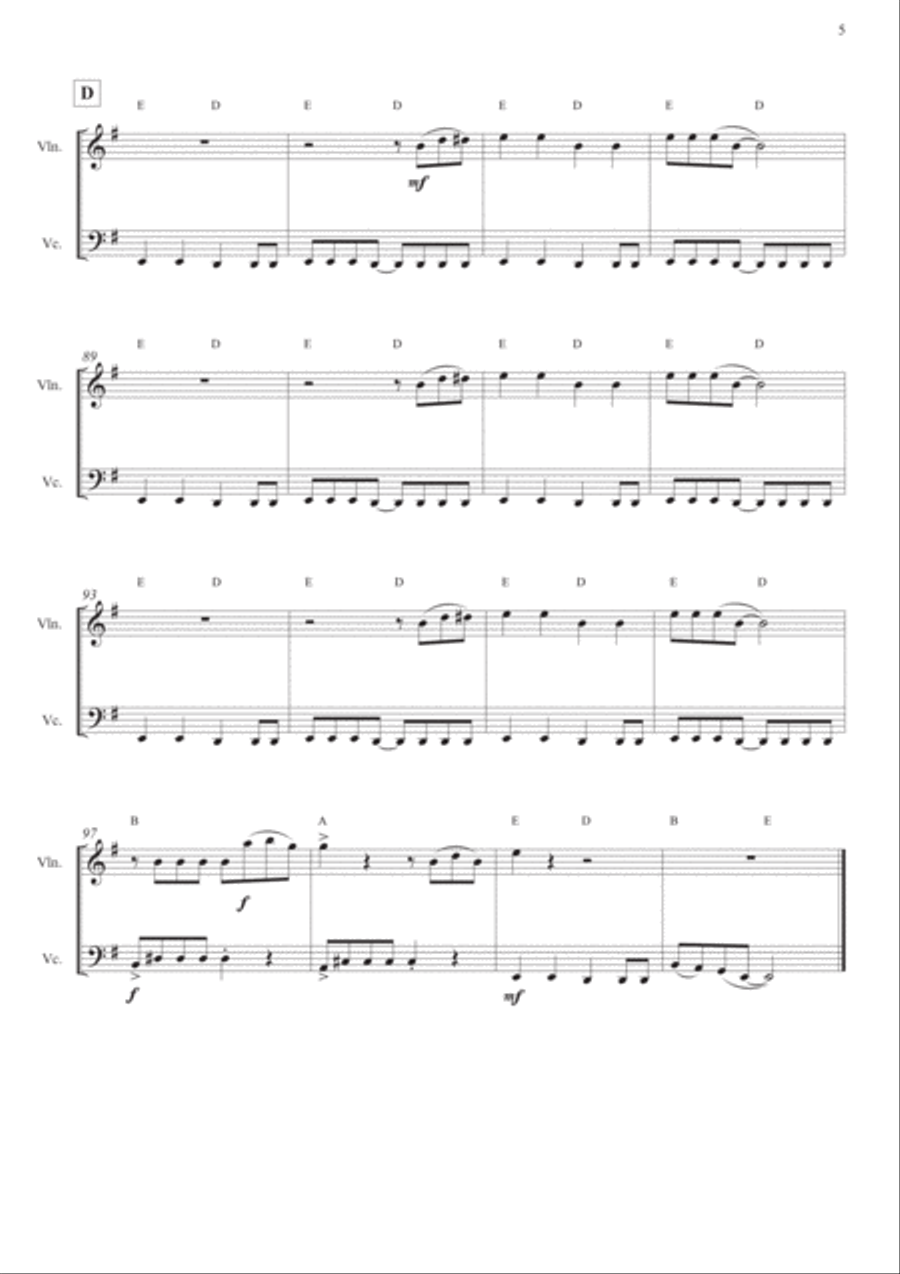Goo Goo Muck Easy Piano scores gallery preview page 5